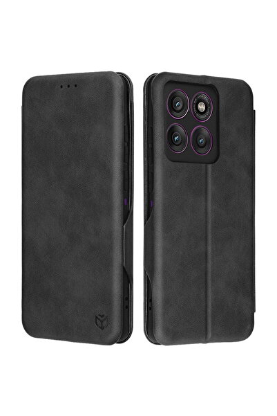 Techsuit Husă pentru Motorola Edge 60 Pro - Safe Wallet Plus - Negru