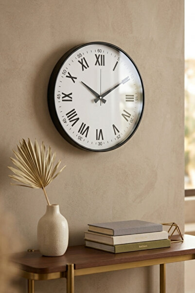 Frapan Home GLX 42 Cm Premium Dekoratif Duvar Saati Sessiz Mekanizmalı Büyük ...