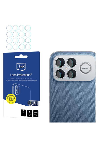 3MK Folie pentru Xiaomi Poco F8 Ultra (set 4) - Lens Protection - Clear