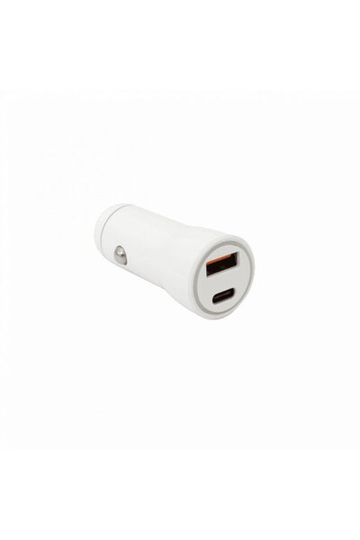 SBOX CC-095 USB-A + USB-C 20W Alb