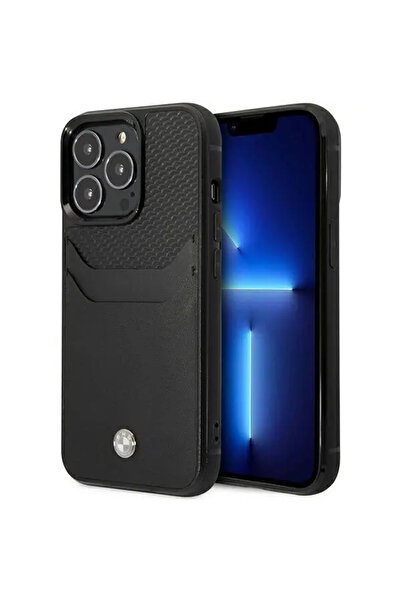 BMW Husă BMHCP14L22RSEPK iPhone 14 Pro 6.1 "   Negru/negru Slot pentru c...
