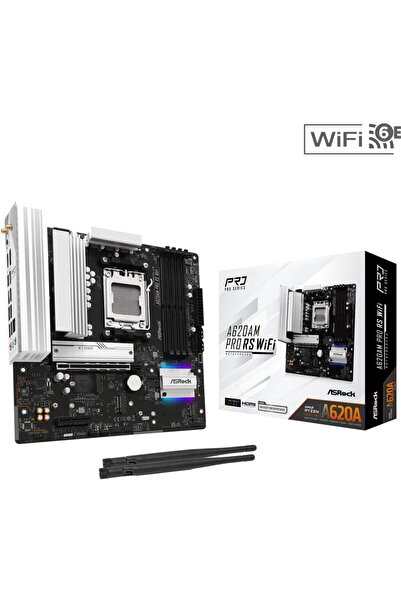 ASROCK A620AM Pro RS WiFi, AMD A620A, Socket AM5, mATX