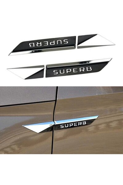 Niken Skoda Superb Çamurluk Bıçağı Logosu Arması