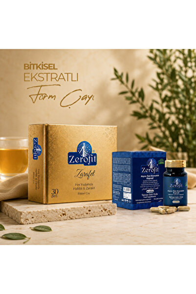 Zerofit Bitki Ekstratlı 60 Şaset Form Çay - Detoks & Kayısı Kapsül