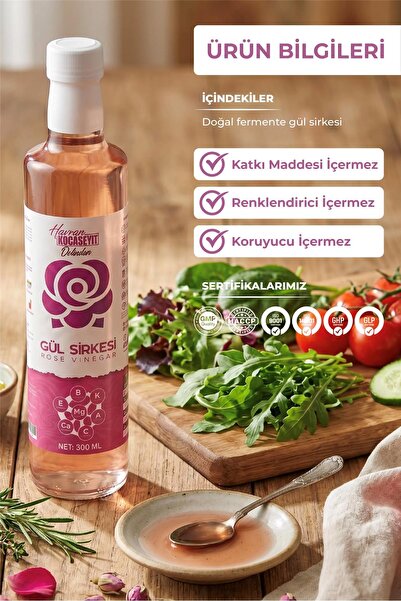 HAVRAN KOCASEYİT Gül Sirkesi 500 ml
