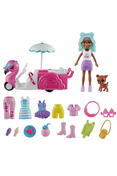 Polly Pocket Flamingo Atıştırmalık Arabası HWP24