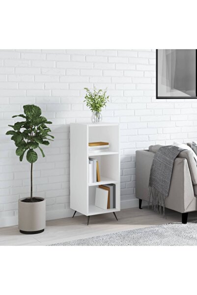 Concept Dulap cu rafturi, alb, 34,5x32,5x90 cm, lemn compozit