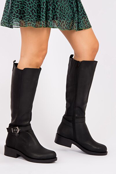Fox Shoes Ghete de damă negre G674240109