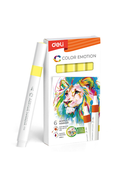 Deli Marker acrilic Galben Canar Emotion