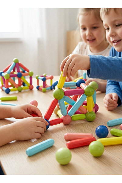 Generica Magnetic Building Blocks for Children 42 Pieces Educational Toy for ...