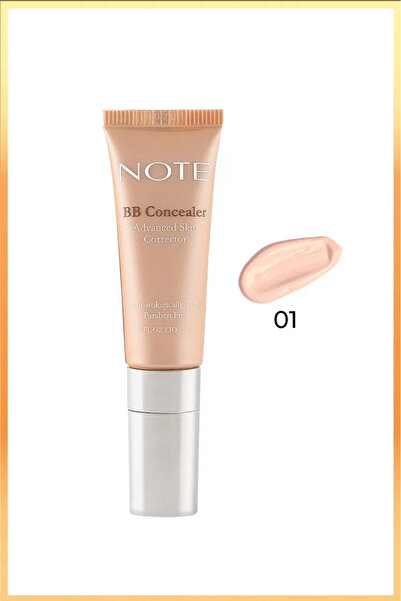 NOTE Bb Concealer Spf 15 Yoğun Kapatıcı Metal Başlıklı Göz Altı Kapatıcısı - 01 Açık
