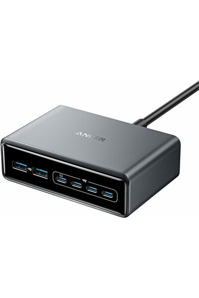 Anker A2683341 Prime 200W, 4x USB-C, 2x USB-A, GaN, 200W Negru