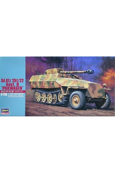 Generic Brand Mt45 31145 1/72 Scale, Sd.Kfz 251/22 Ausf.D (Pakwagen) Personne...