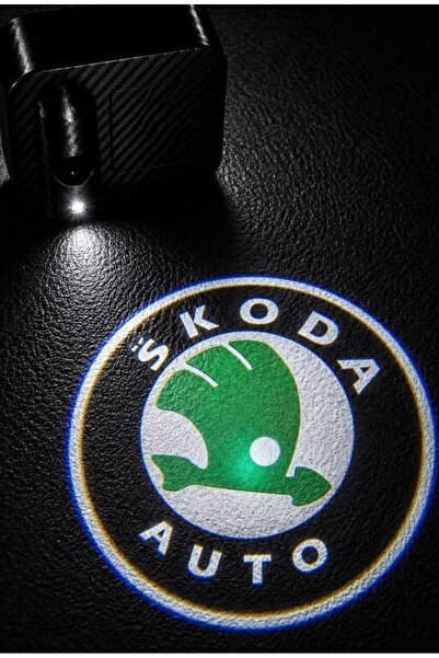 STİLİX GARAGE Skoda Araçlarına Kapı Altı LED Logo Mesafe Sensörlü Yeni Nesil