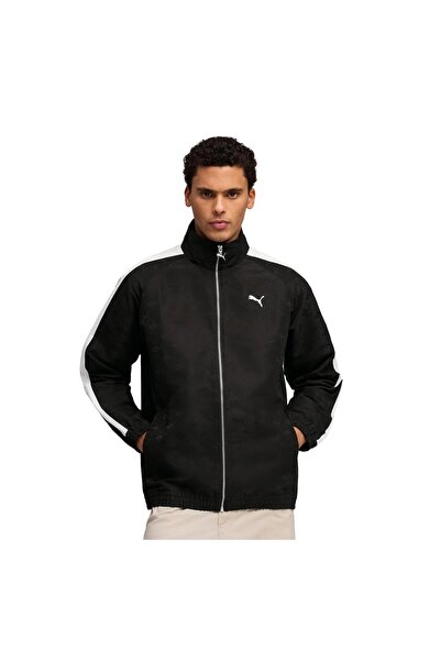 Puma 634398-01 T7 Track Jacket Woven Erkek Ceket Siyah