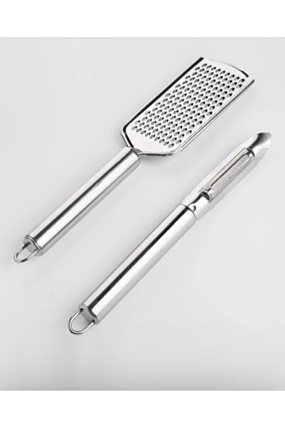 ALBETTO Set of 2 Stainless Steel Graters and Peelers