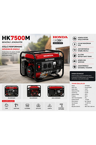 Honda HK 7500M JENARATÖR