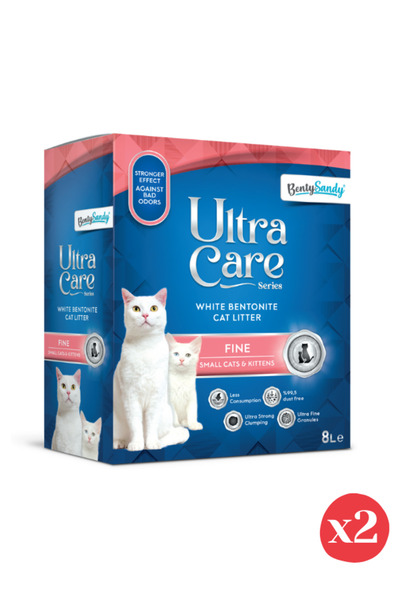 BentySandy Ultra Care Series Küçük Ve Yavru Kediler Için Ince Taneli Topaklan...