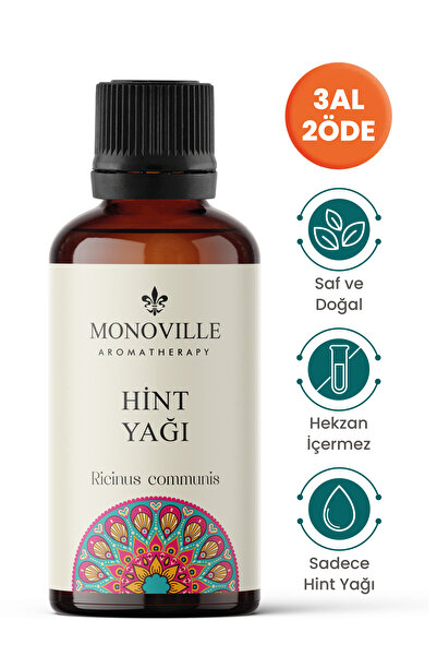 Monoville Hint Yağı ( Yoğun Kıvamlı Yağ ) 30 ml Soğuk Sıkım Saf Ve Doğal (Cas...