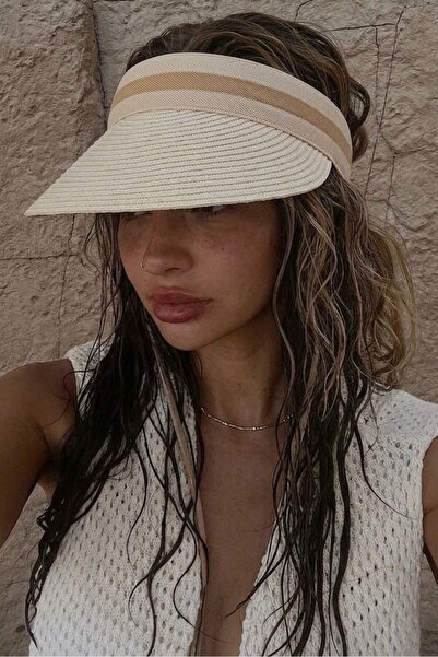 keisy Women's Straw Visor Tennis Visor Hat