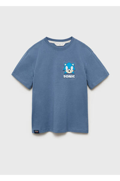 MANGO Kids Sonic kabartmalı tişört