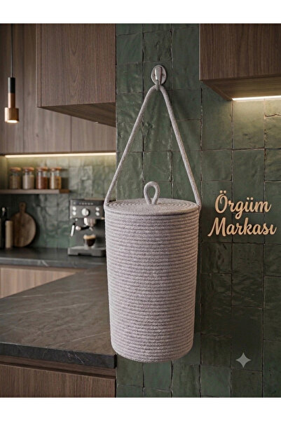 EGE ÖRGÜM Suport Geantă Culoare Gri Organizator Decorativ Geantă cu Capac 30x...