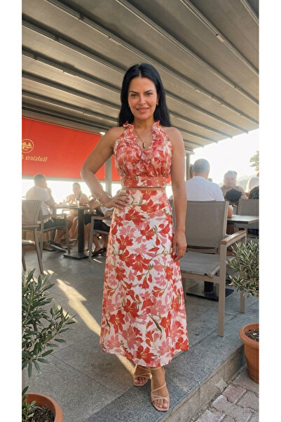 Mazelf Baby&Kids Wear Zmr Detailed Floral Skirt Bustier Set