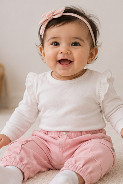 Cortigiani Girls Woven Cargo Joggers, 36M
