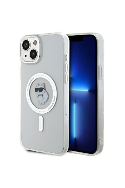 Karl Lagerfeld Carcasă IML Choupette MagSafe pentru iPhone 15 Plus - transpar...