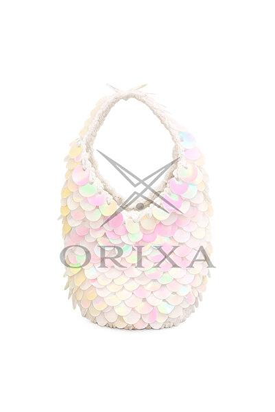 orixa Sequin Mesh Evening Dress Bag