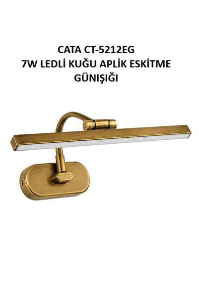 Cata CT-5212EG 7W LEDLİ KUĞU APLİK ESKİTME GÜNIŞIĞI