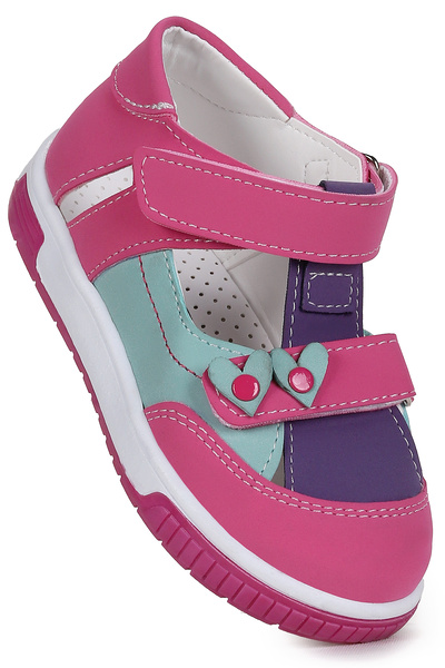 Kiko Kids Heart-Shaped Baby Girl Casual Shoes