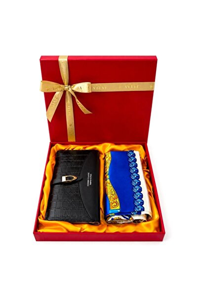 velve Royal Blue Edition premium women's Top Bottom Set , with crocodile-text...