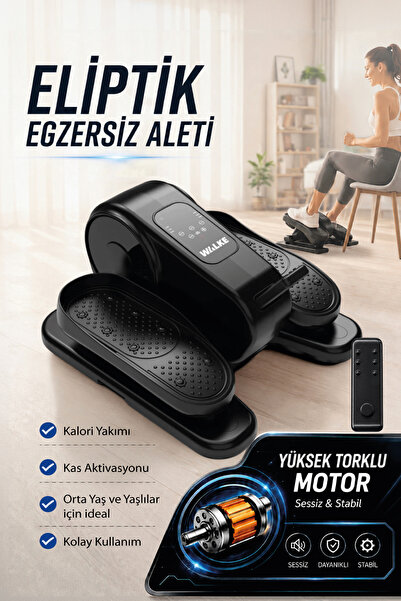 Walke Eliptik Kondisyon Bisikleti Egzersiz Aleti Ayak Masaj Aleti Kumandalı 50W