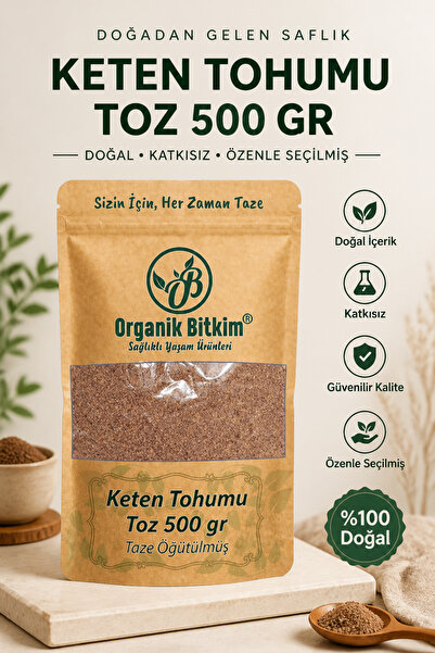 OB Organik Bitkim Keten Tohumu Toz 500 gr