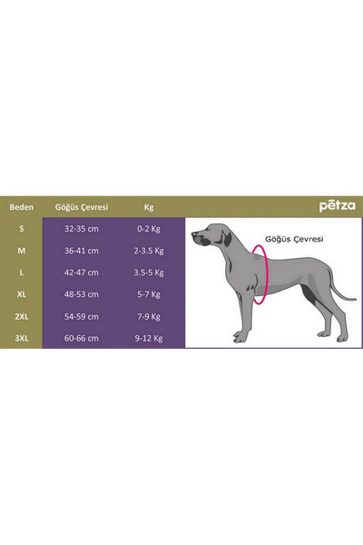 Petza Küçük ve Orta Irk Köpek Paçalı Mont - Bado