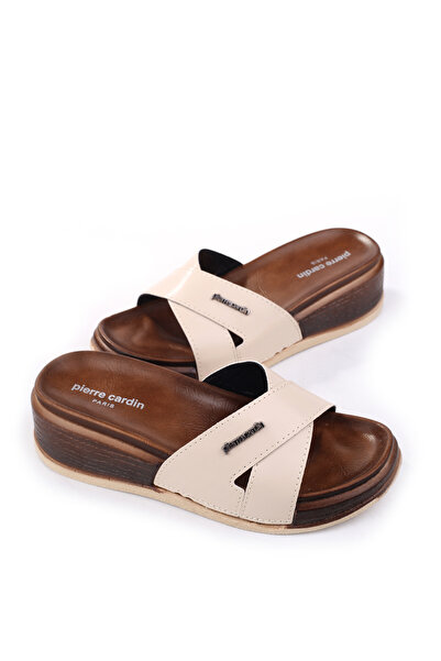 Pierre Cardin PC-7423 Ανατομικές γυναικείες παντόφλες με σφήνα σόλα 5,5 cm