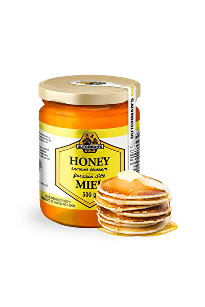 Dutchman's Gold Organic Summer Blossom Honey 500g – Pure, Rich in Enzymes & A...