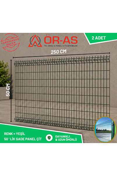 ÖR-AS TEL ÖRGÜ & PANEL ÇİT SİSTEMLERİ Ör-As Tel Bahçe Teli Panel Çit 50 cm x ...