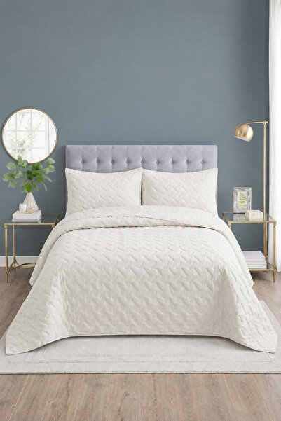 LALHOME Milena Double Bedspread Set 260X240Cm - 100% Polyester Modern with Fl...