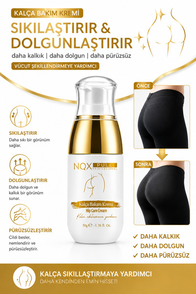 NQX PULL Gögüs Büyütmeye ve Kalca Büyütmeye Yardımcı 2 li Özel Set