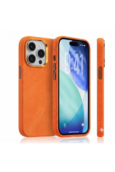megaMobile Husă protecție Premium Denim, textură blug, protecție camere, comp...