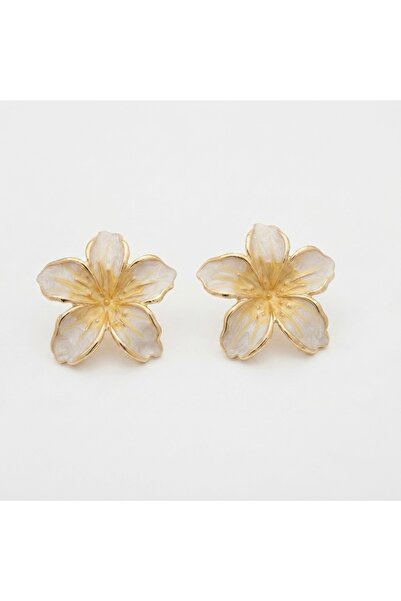 Pater Paulie Gold Mine Flower Earrings