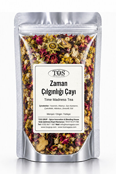 TOS The Organic Spices Zaman Çılgınlığı Çayı 40 gr (1. Kalite) Time Madness Tea