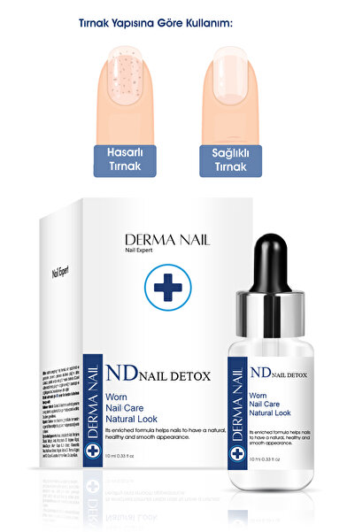 DermaNail Nail Expert ND – Nail Detox | Yapay Tırnak Sonrası Bakım Serum 10 ml