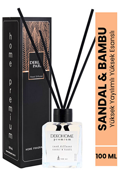 DEKOPARK Sandal Ağacı & Bambu Kalıcı Esanslı Oda Kokusu 100 ml