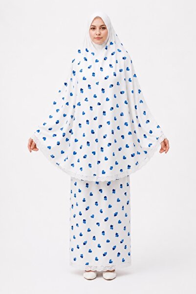 ALDAIYR Two-Piece Women's Embroidered Prayer Dress