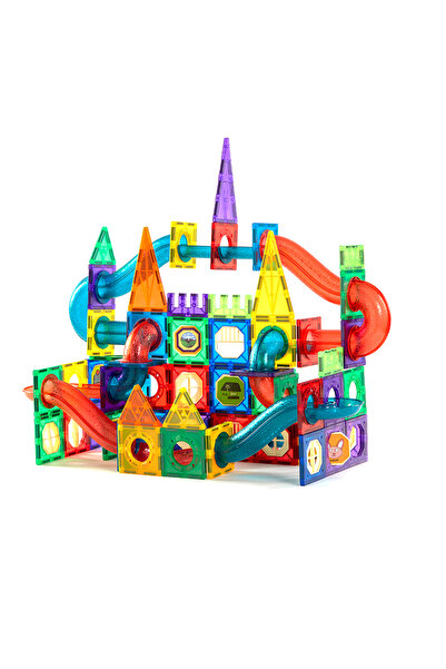 zenkid Magblock Manyetik Blok Ve Silindirler - 268 Parça - Eğitici Oyuncak - ...