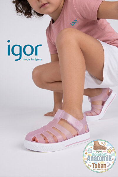 IGOR صندل ستار بيبي للأطفال باللون الوردي S10171