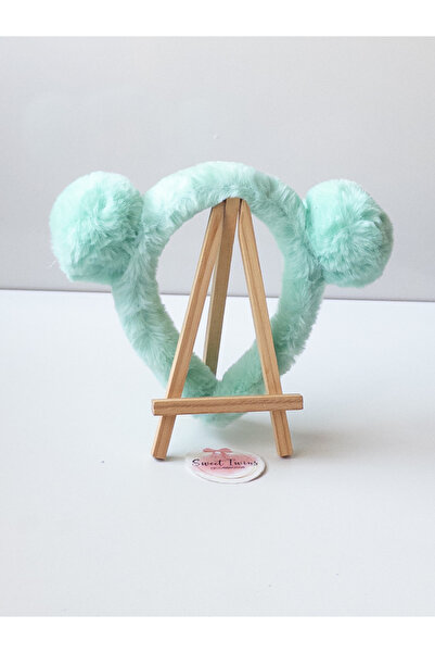 Sweet twins accessories Ponponlu Peluş Taç